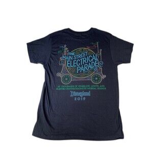 New Disneyland Main Street Electrical Parade 2019 Black Pocket T-shirt new nwt